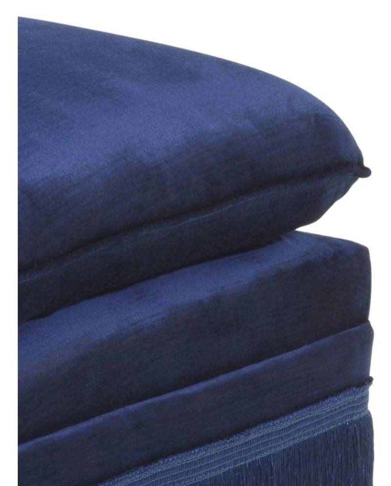 Casa Padrino Luxus Designer Sessel Blau 55 x 74 x H. 74 cm - Limited Edition