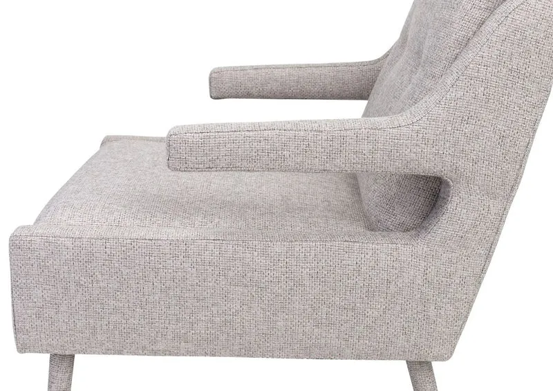 Casa Padrino Luxus Sessel Grau / Gold 76 x 88 x H. 89 cm - Wohnzimmer Sessel im Neoklassichen Stil - Designer Wohnzimmermöbel
