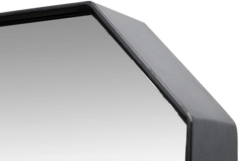 Casa Padrino Luxus Spiegel mit schwarz pulverbeschichteten Stahlrahmen 80 x H. 220 cm - Luxus Kollektion