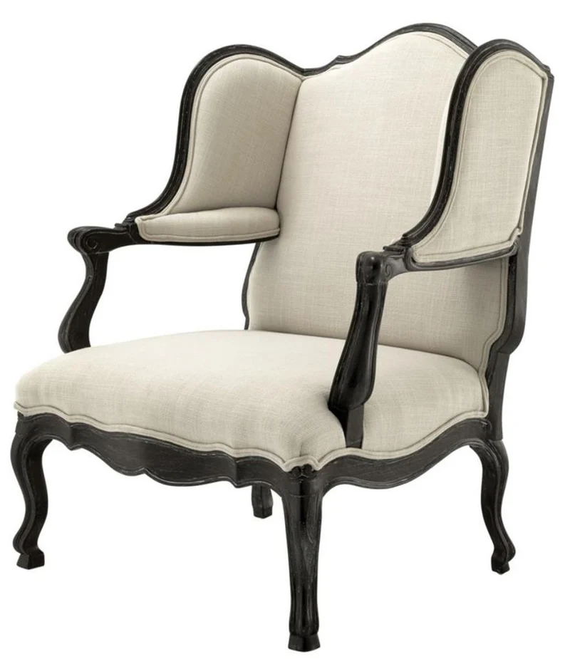 Casa Padrino Luxus Antikstil Sessel 89 x 87 x H. 113 cm - Hotel Club Möbel