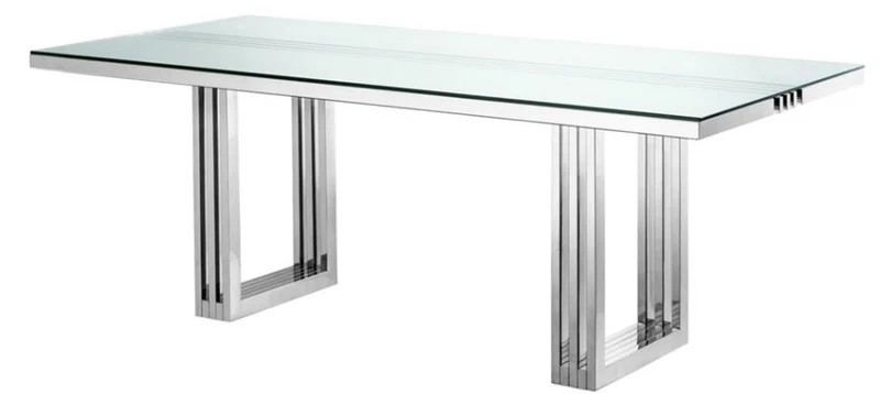 Casa Padrino Luxus Esstisch 210 x 96 x H. 76 cm - Designer Esszimmermöbel