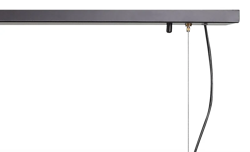 Casa Padrino Luxus Hängeleuchte Schwarz / Messing - Luxus Qualität