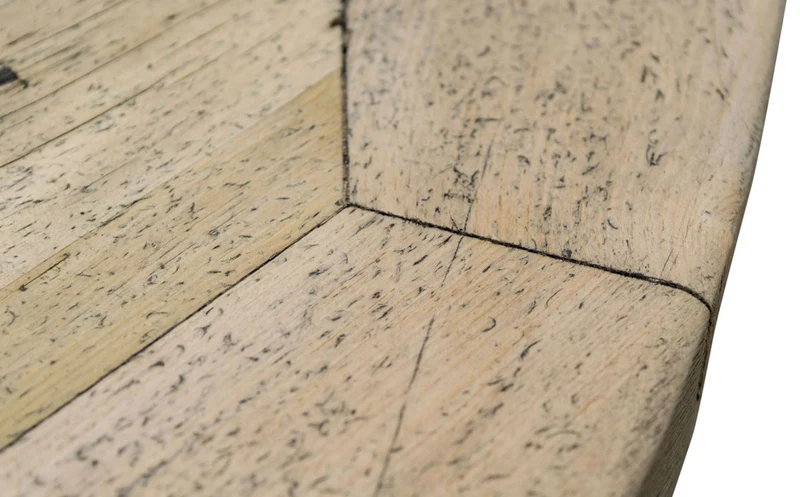 Casa Padrino Luxus Esszimmertisch Naturfarben 120 x H. 76 cm - Esszimmermöbel
