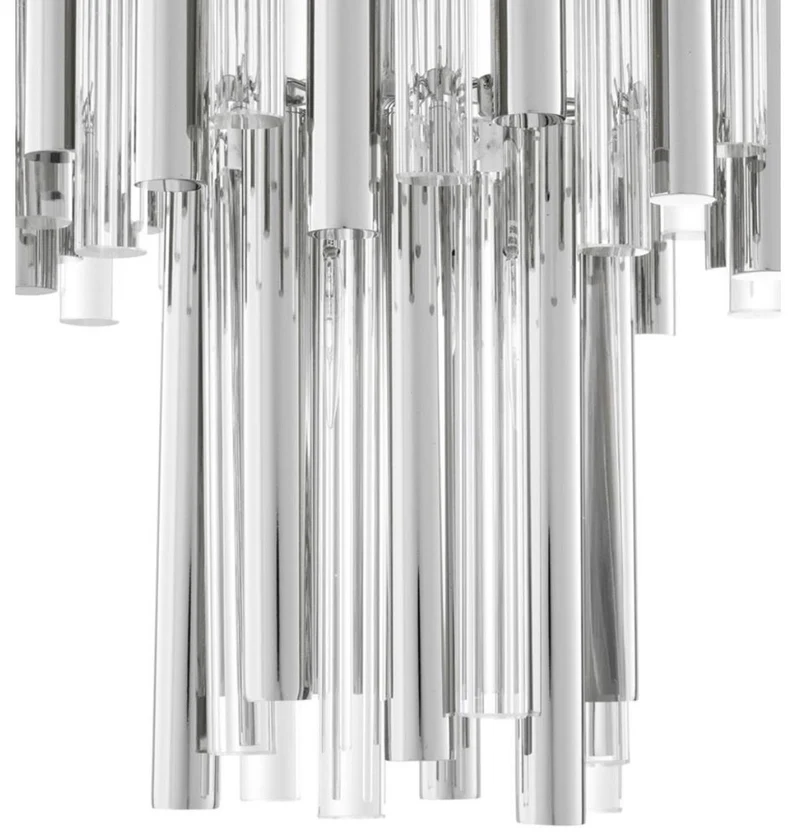 Casa Padrino Luxus Kronleuchter Silber Durchmesser 57 x H. 88 cm - Hotel Möbel