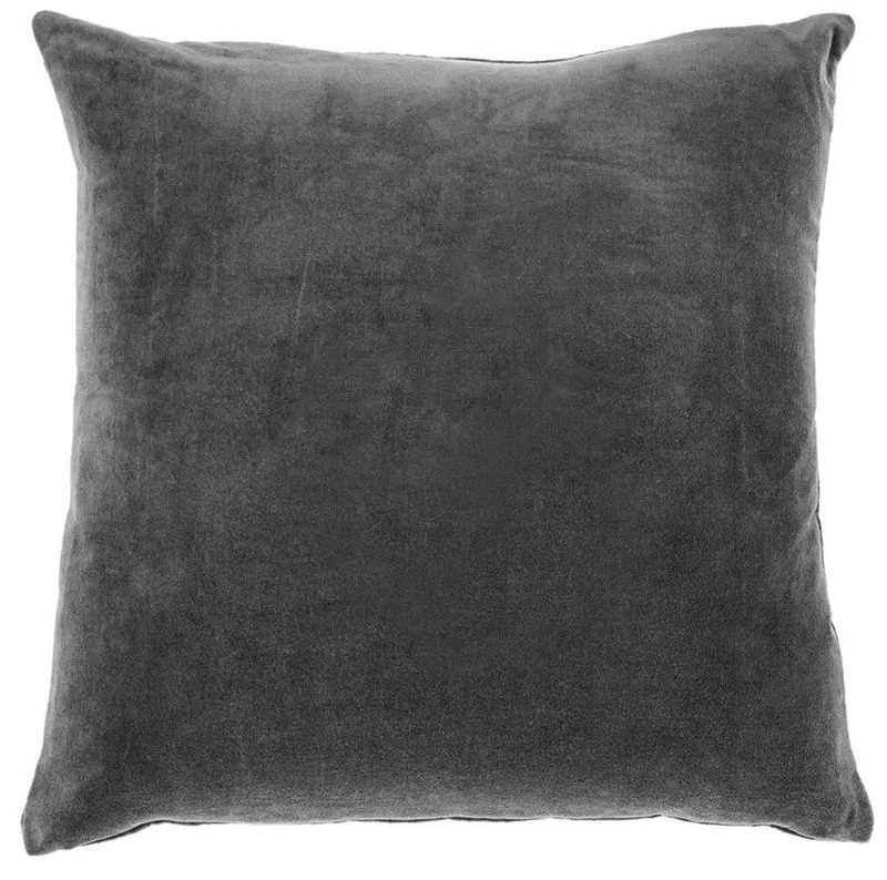 Casa Padrino Wohnzimmer Zierkissen Grau / Silber 60 x 60 cm - Luxus Kissen