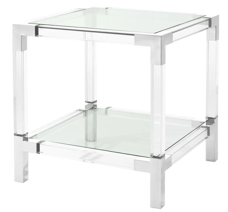 Casa Padrino Wohnzimmer Beistelltisch 60 x 60 x H. 60 cm - Luxus Designer Möbel