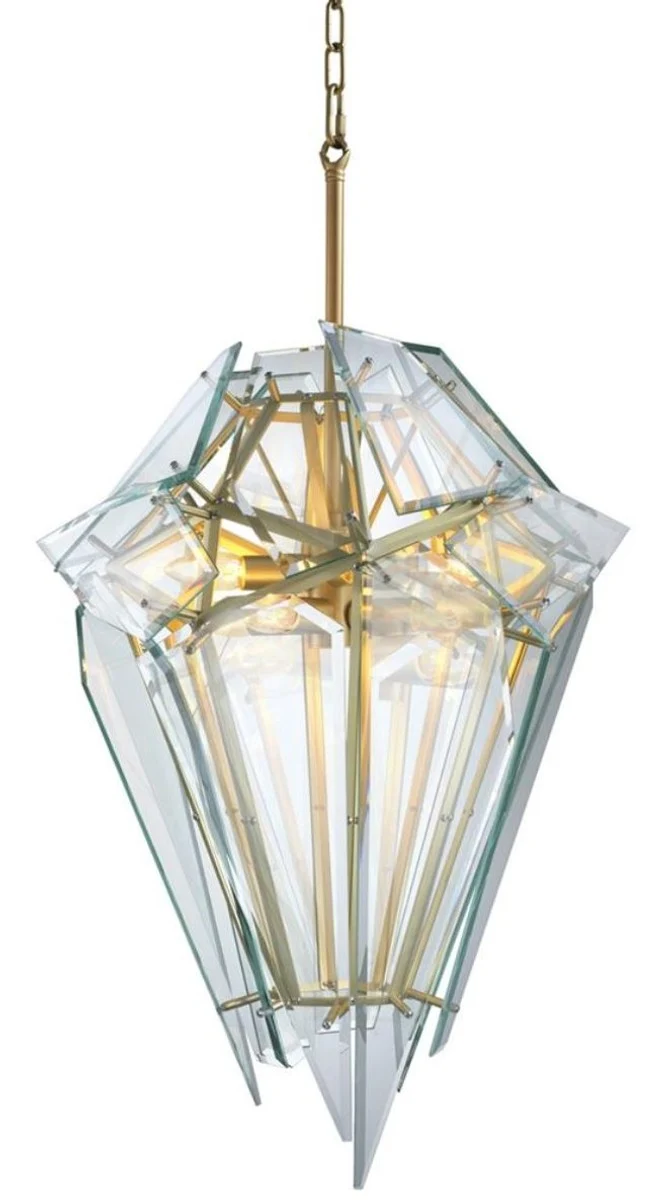 Casa Padrino Luxus Kronleuchter Gold Ø 47 x H. 97 cm - Designermöbel