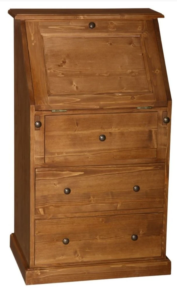 Casa Padrino Landhausstil Sekretär mit 5 Schubladen 65 x 45 x H. 110 cm - Möbel im Landhausstil