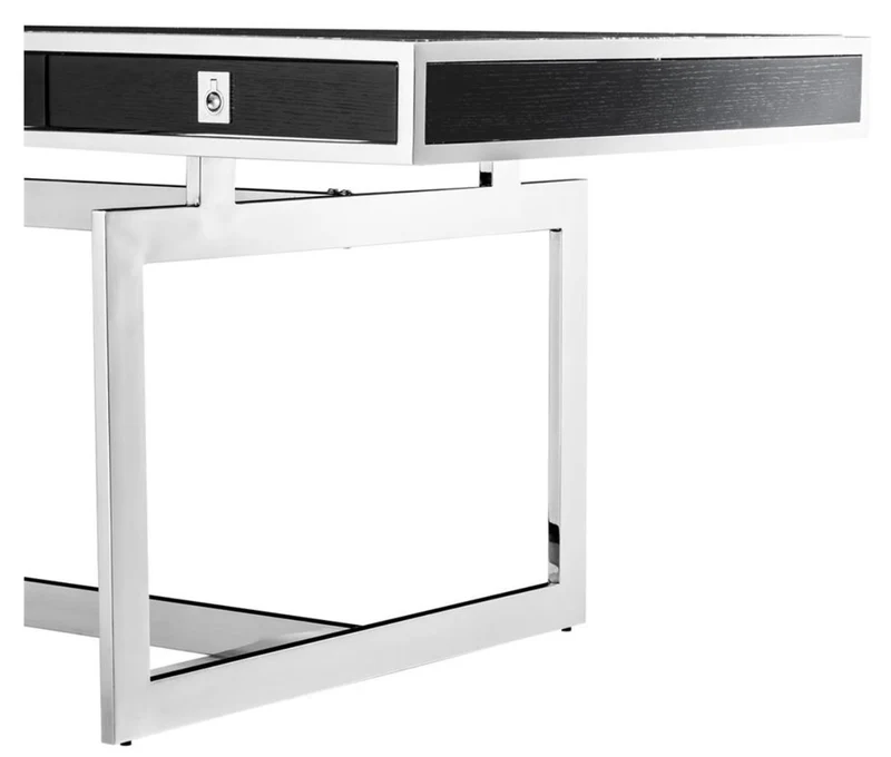 Casa Padrino Luxus Schreibtisch mit 4 Schubladen 190 x 90 x H. 74,5 cm - Luxus Kollektion