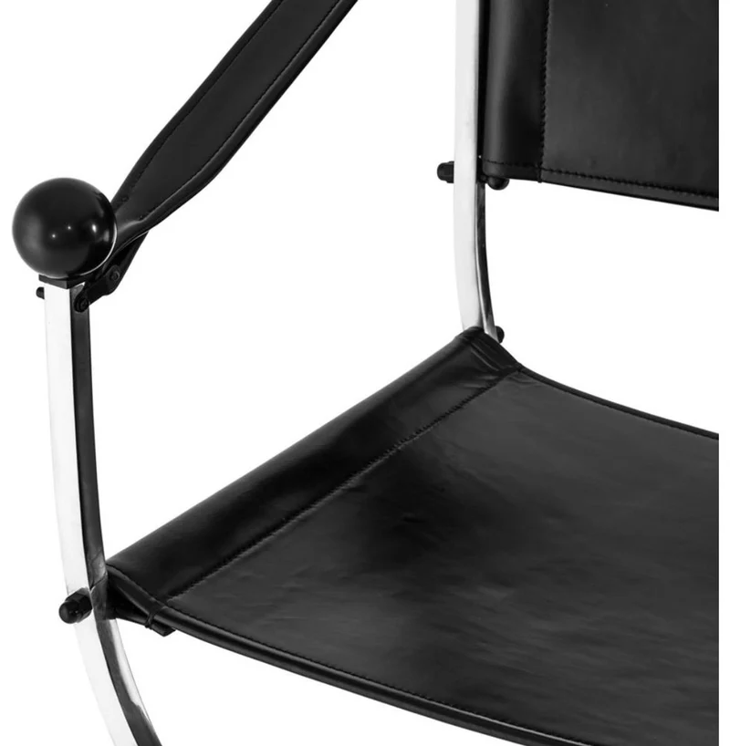 Casa Padrino Designer Stuhl mit Armlehnen 59 x 44 x H. 87 cm - Luxus Bürostuhl