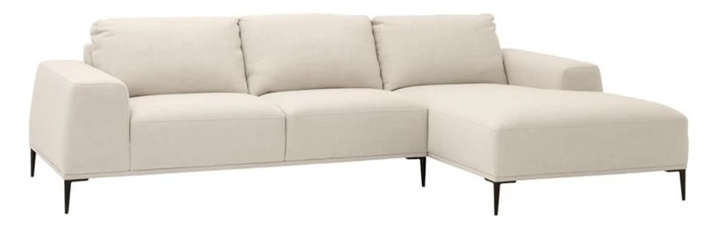 Casa Padrino Luxus Lounge Sofa Naturfarbig 285 x 164 x H. 80 cm - Luxus Kollektion