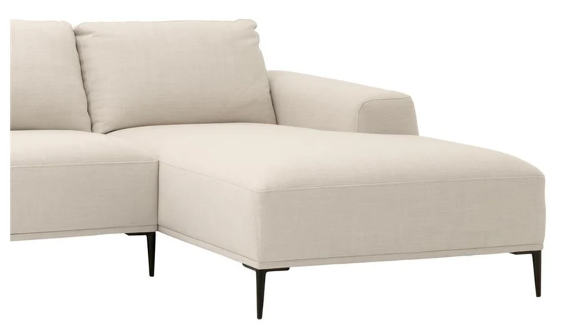 Casa Padrino Luxus Lounge Sofa Naturfarbig 285 x 164 x H. 80 cm - Luxus Kollektion