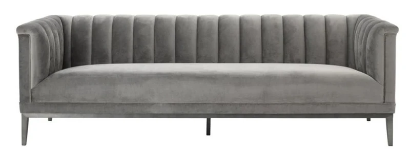Casa Padrino Sofa Grau 230 x 86 x H. 75 cm - Luxus Kollektion