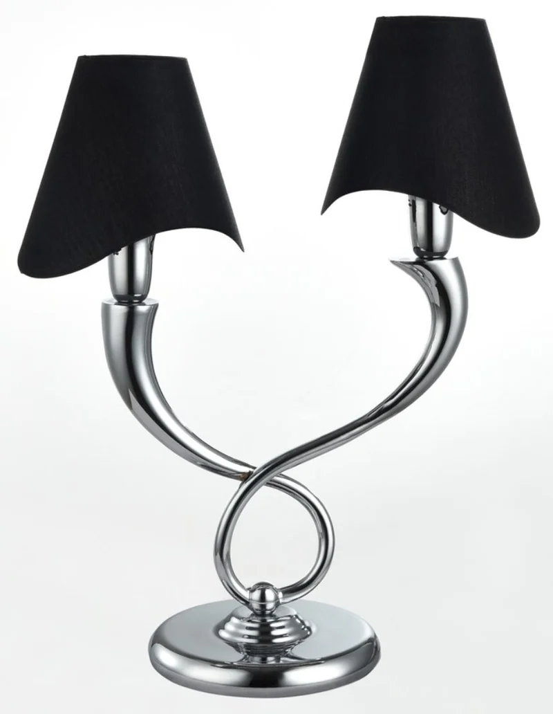 Casa Padrino Luxus Tischleuchte Silber 37 x 17 x H. 46 cm - Designer Hotel Möbel