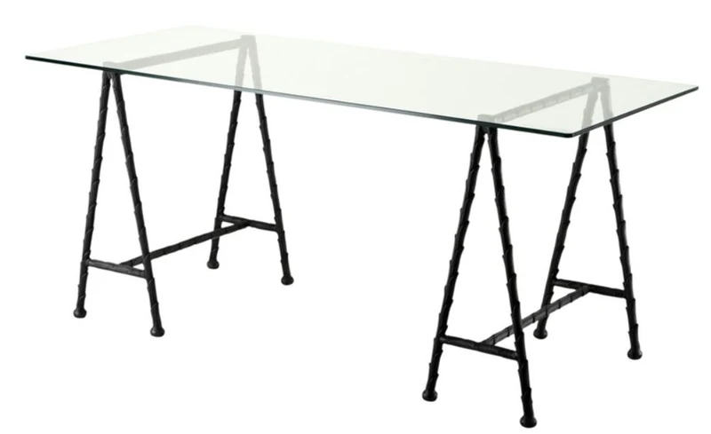 Casa Padrino Luxus Schreibtisch 170 x 80 x H. 77 cm - Luxus Qualität