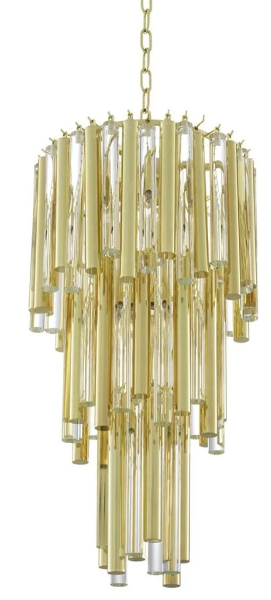 Casa Padrino Luxus Kronleuchter Gold Durchmesser 35 x H. 68 cm - Hotel Möbel