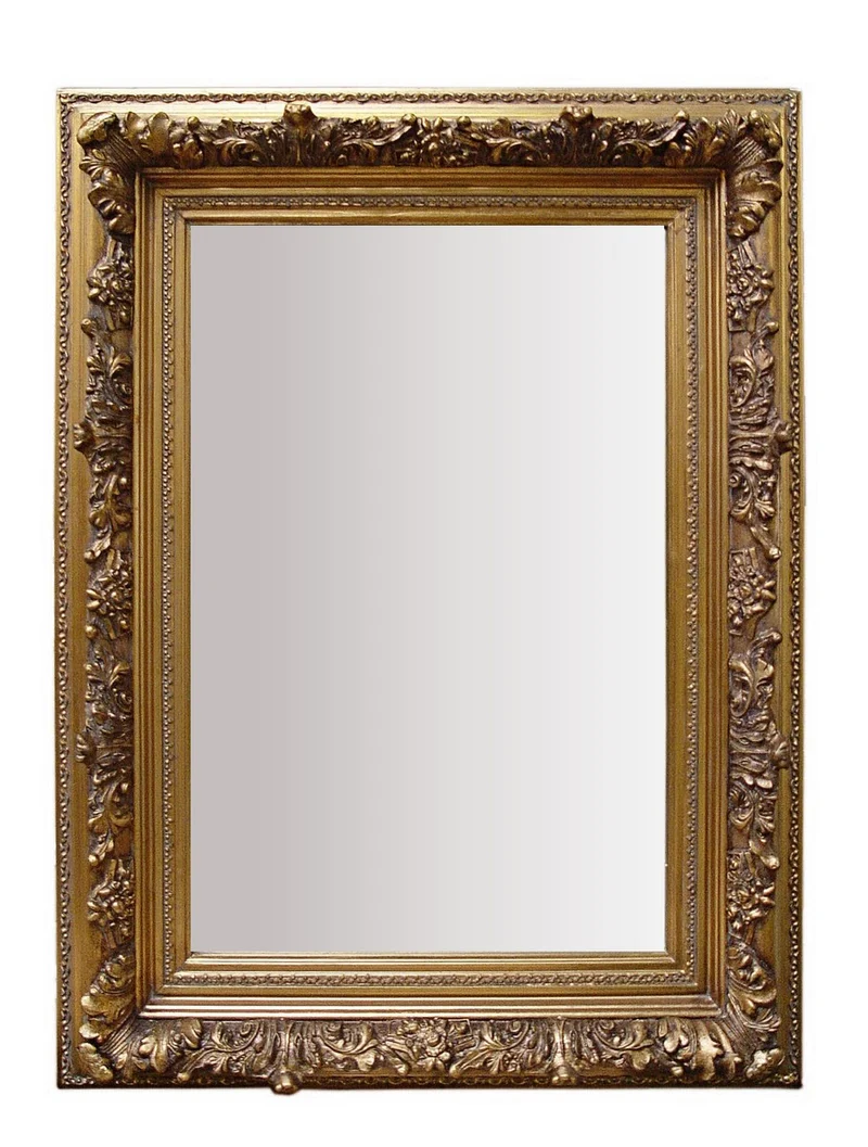 Casa Padrino Barock Wandspiegel Gold Höhe 150 cm, Breite 60 cm - Edel & Prunkvoll