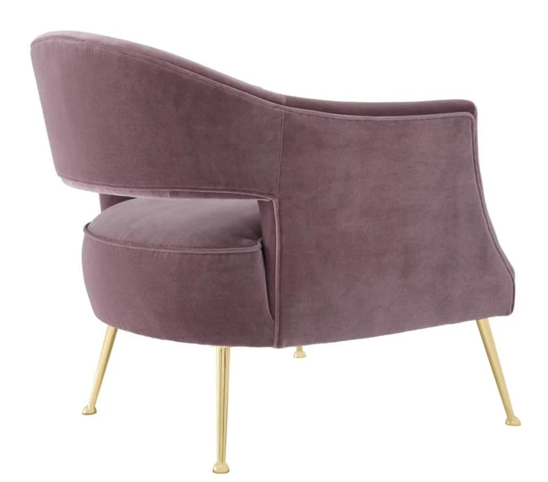 Casa Padrino Luxus Sessel Lila 71 x 75,5 x H. 74,5 cm - Hotel Möbel