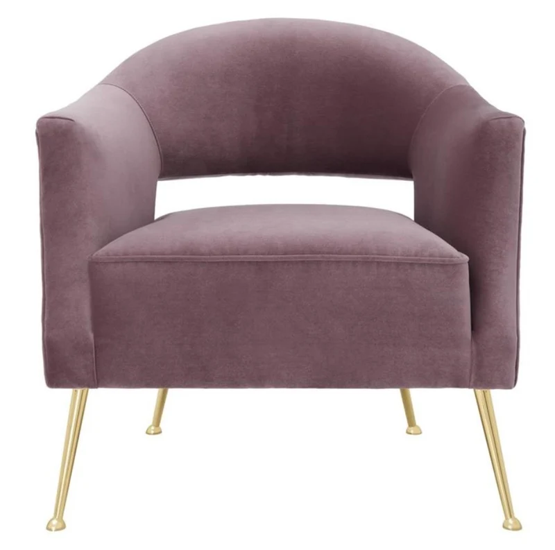 Casa Padrino Luxus Sessel Lila 71 x 75,5 x H. 74,5 cm - Hotel Möbel