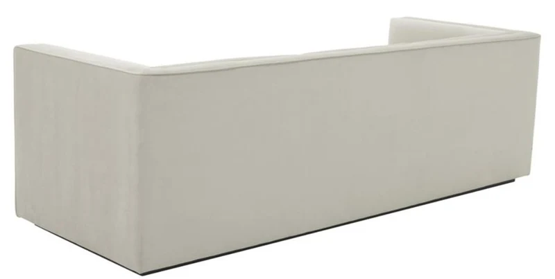 Casa Padrino Luxus 3er Sofa Hellgrau 231 x 86 x H. 73,5 cm - Luxus Wohnzimmer Sofa
