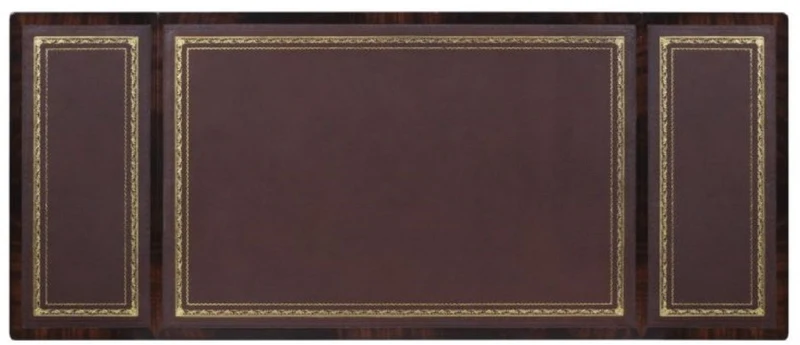 Casa Padrino Luxus Barock Couchtisch Dunkelbraun / Braun 84 x 56,3 x H. 49,5 cm - Wohnzimmermöbel