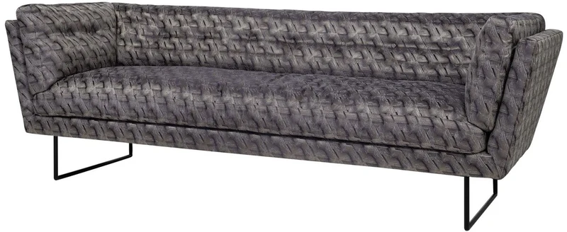 Casa Padrino Luxus Wohnzimmer Sofa Bronze / Braun / Schwarz 230 x 87 x H. 78 cm - Wohnzimmermöbel
