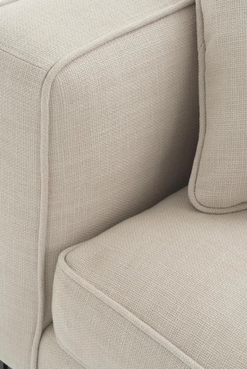 Casa Padrino Luxus Wohnzimmer Sessel Naturfarbig 116 x 106 x H. 94 cm - Luxus Möbel
