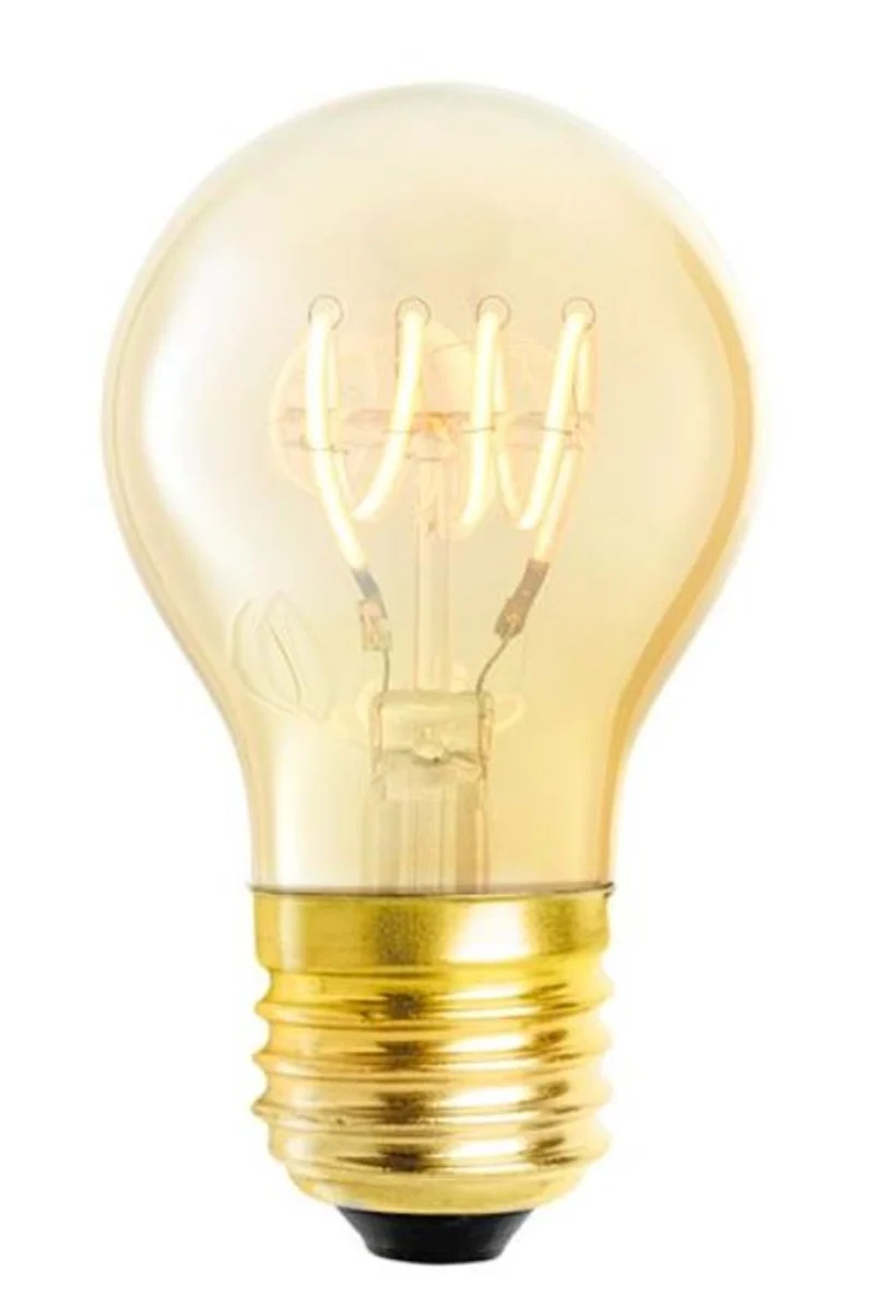 Casa Padrino Luxus Glühbirnen 4er Set Gold Ø 6 x H. 10,6 cm - Luxus Accessoires