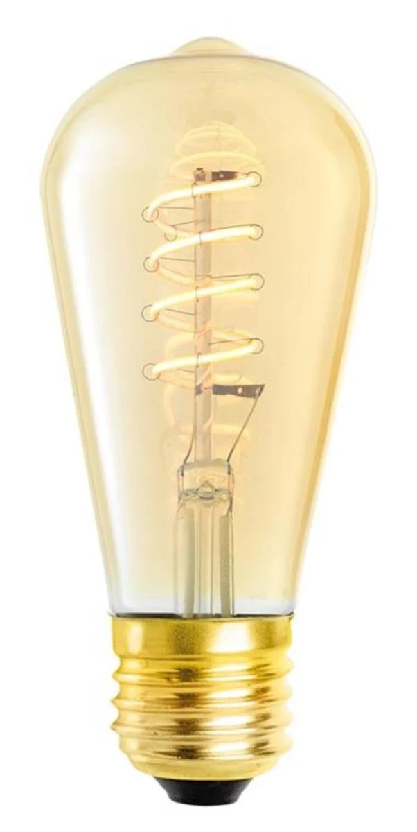 Casa Padrino Luxus Glühbirnen 4er Set Gold Ø 6,4 x H. 14,2 cm - Luxus Accessoires