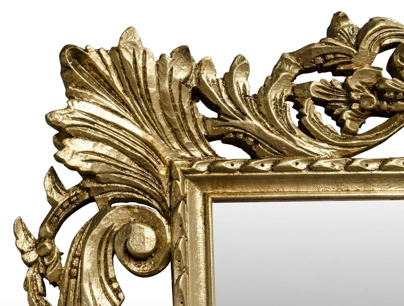 Casa Padrino Barock Spiegel Gold 110 x H. 195 cm - Antik Stil Wandspiegel