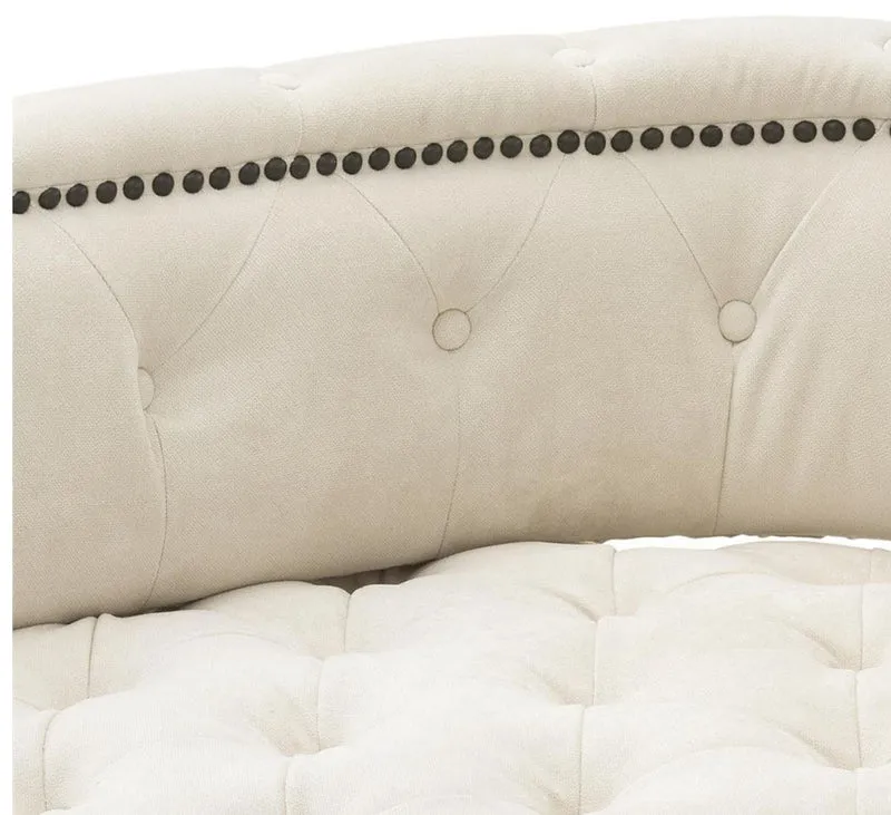 Casa Padrino 2-seitiges Sofa auf Rollen 130 x 70 x H. 66 cm - Luxus Hotel Kollektion