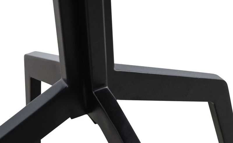 Casa Padrino Luxus Esstisch Schwarz 80 x H. 76 cm - Esszimmermöbel