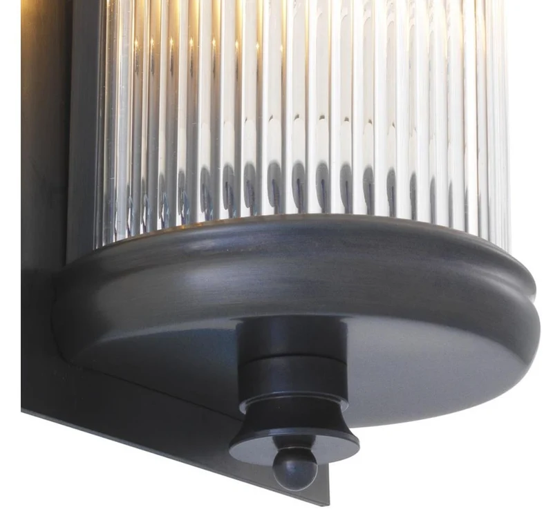 Casa Padrino Luxus Wohnzimmer Wandlampe Bronze 13 x 11 x H. 29 cm - Hotel Möbel