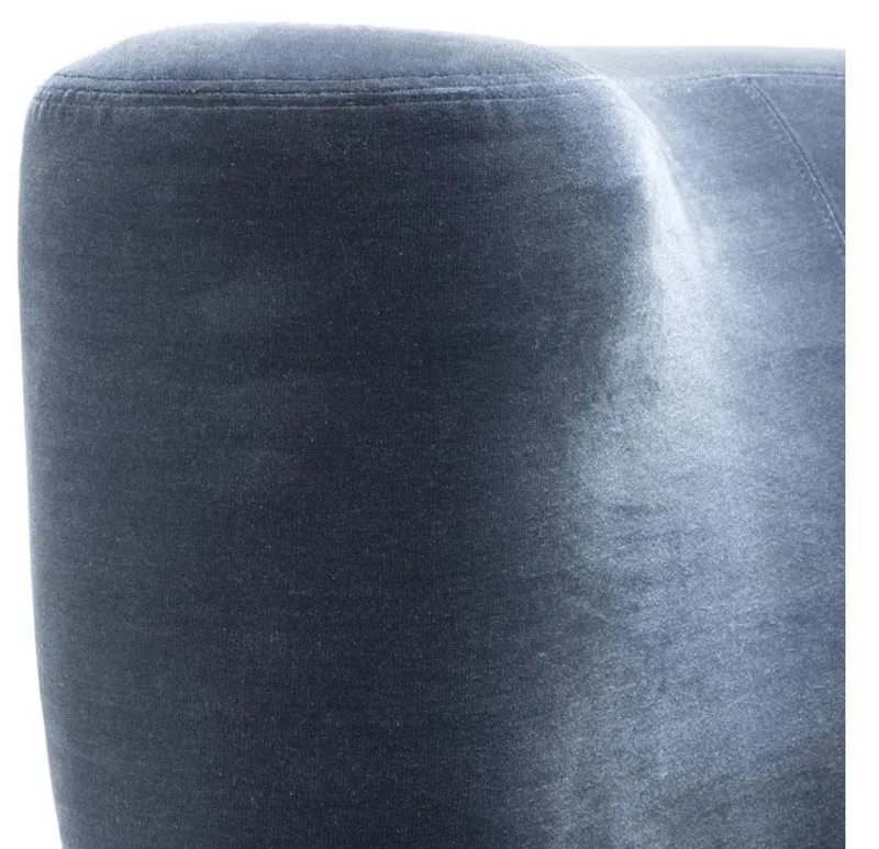 Casa Padrino Designer Sessel Blau 91 x 85 x H. 74 cm - Luxus Kollektion