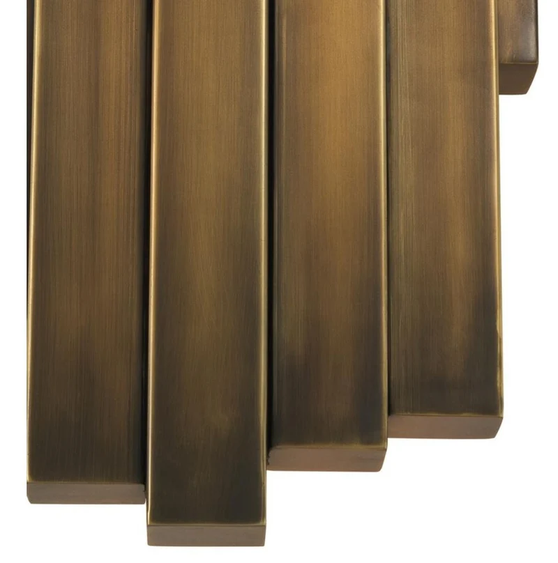 Casa Padrino Wandleuchte Vintage Messing 20,5 x 13 x H. 40 cm - Limited Edition