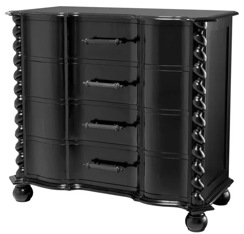 Casa Padrino Luxus Mahagoni Kommode 111 x 54 x H. 94 cm - Limited Edition