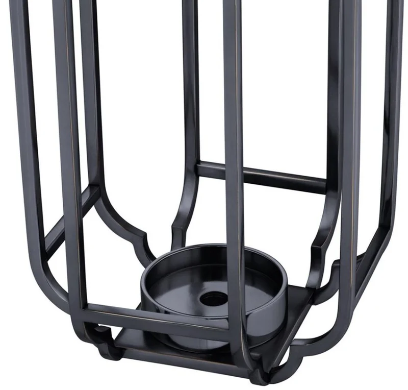 Casa Padrino Luxus Kerzenleuchter Rotguss 25 x 25 x H. 55 cm - Hotel Accessoires
