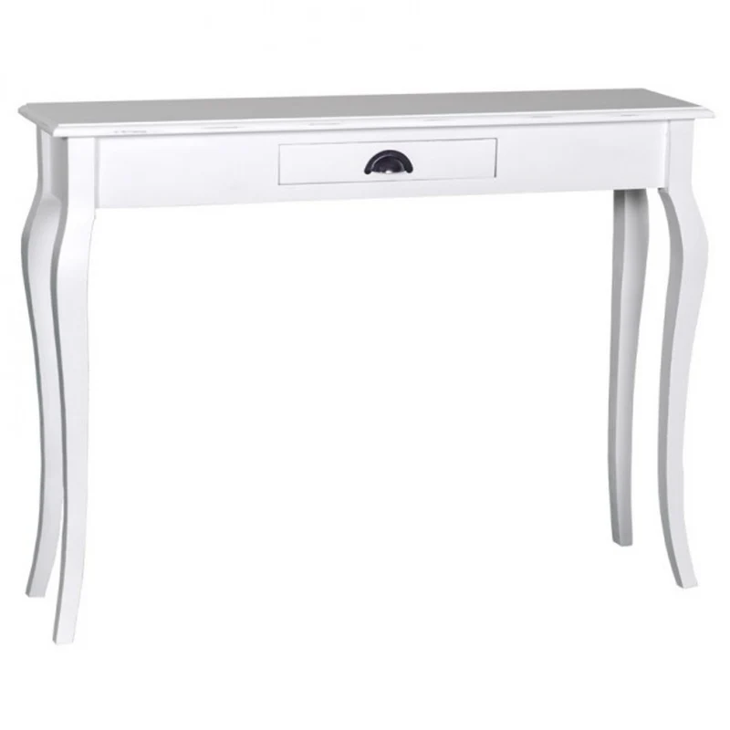 Casa Padrino Barock Konsole mit 1 Schublade 120 cm - Konsolentisch Landhaus Stil Sideboard Schrank Wandkonsole