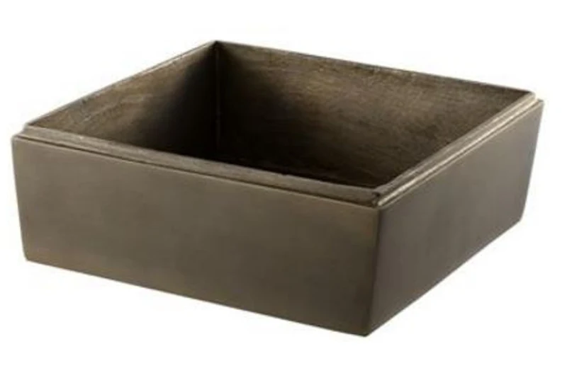 Casa Padrino Luxus Messing Aschenbecher - Designer Accessoire in antikem Messing - 20 x 20 x 9 cm