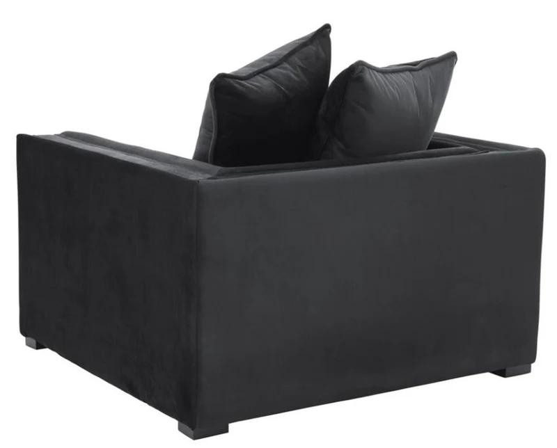 Casa Padrino Designer Hotel Sessel Schwarz - Luxus Kollektion