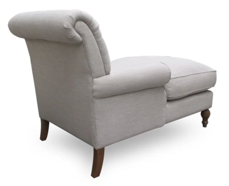Casa Padrino Chesterfield Lounge Sessel Naturfarben 93 x 149 x H. 94 cm - Luxus Wohnzimmer Relax Sessel