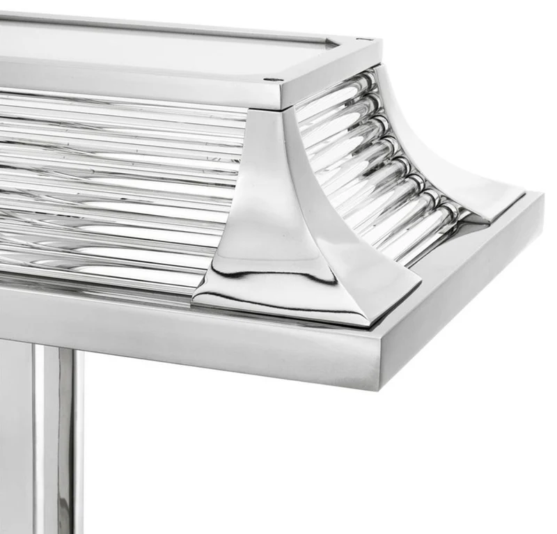 Casa Padrino Luxus Schreibtischleuchte im edlen Design Silber 69 x 29 x H. 40 cm