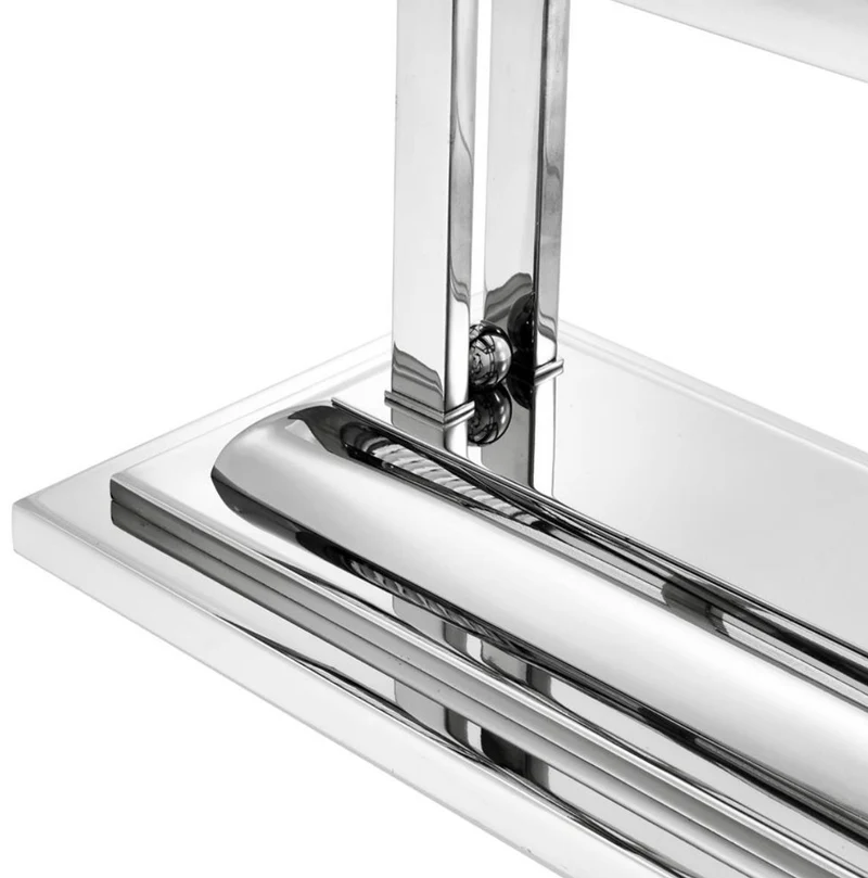 Casa Padrino Luxus Schreibtischleuchte im edlen Design Silber 69 x 29 x H. 40 cm