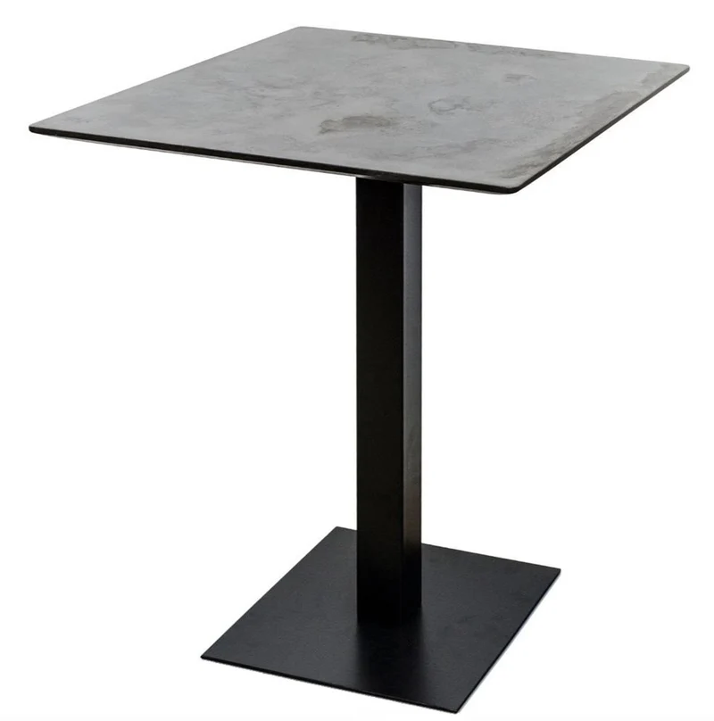 Casa Padrino Luxus Bartisch mit mineralbeschichteter Tischplatte 70 x 70 x H. 100 cm - Luxus Kollektion