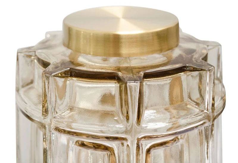 Casa Padrino Designer Tischlampe Durchmesser 14 x H. 26,5 cm - Luxus Möbel