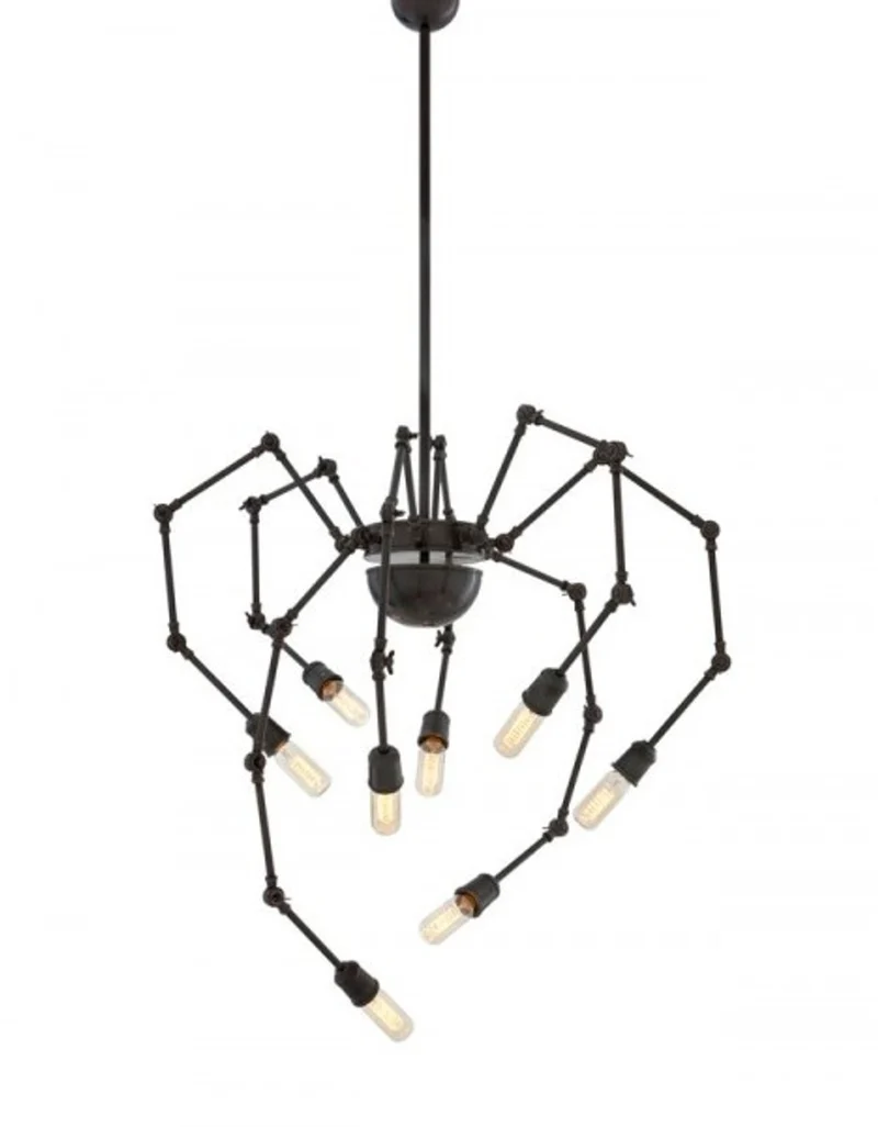 Casa Padrino Luxus Hängeleuchte Bronze - Massive Messing Leuchte Ø 120 x H 70 cm