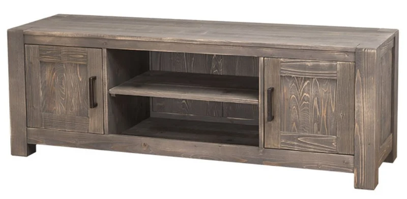 Casa Padrino Landhausstil Sideboard Fernsehschrank Dunkelbraun 160 x 46 x H. 56 cm