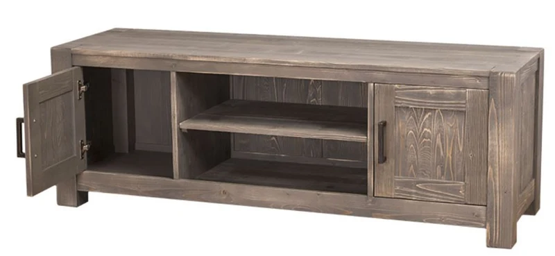 Casa Padrino Landhausstil Sideboard Fernsehschrank Dunkelbraun 160 x 46 x H. 56 cm