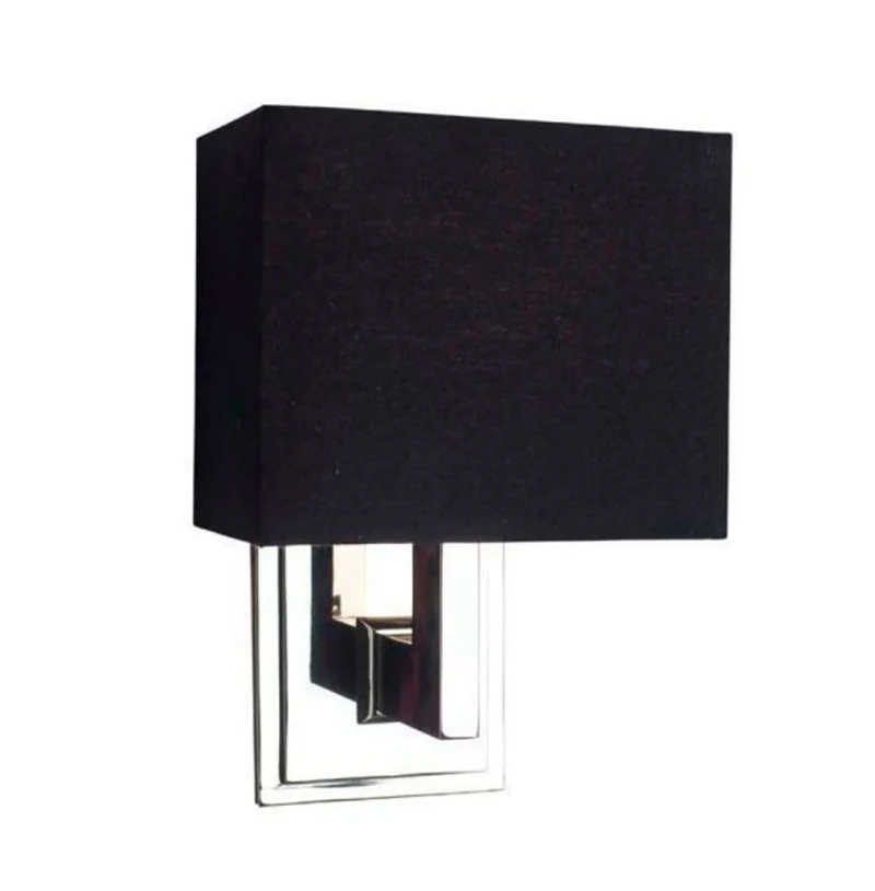 Casa Padrino Wandleuchte Nickel Durchmesser 19,5 x 14,5 x H 27 cm - Luxus Hotel Restaurant Leuchte