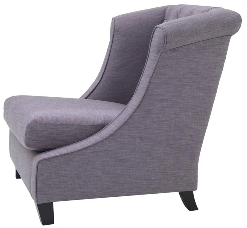 Casa Padrino Luxus Wohnzimmer Sessel Lila 86 x 93 x H. 92 cm - Hotel Möbel